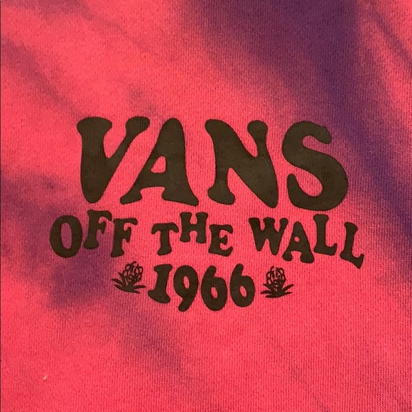 New men’s Vans tie-dye hoodie purple/pink - Picture 3 of 5